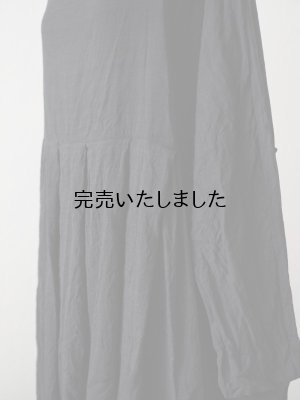 画像8: jujudhau(ズーズーダウ) TUCK DRESS-タックドレス- リネンコットンブラック