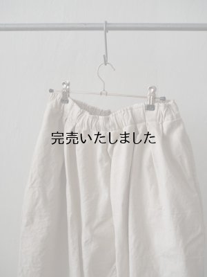 画像6: jujudhau(ズーズーダウ) TUCK PANTS-タックパンツ-キャンバス ナチュラル