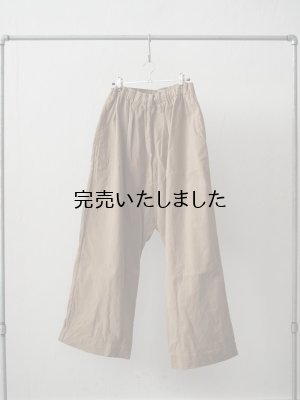画像4:  jujudhau(ズーズーダウ) WIDE PANTS-ワイドパンツ-チノベージュ