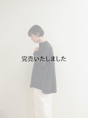 画像2: jujudhau(ズーズーダウ) STAND COLLAR SHIRTS-スタンドカラーシャツ-コットンブラック