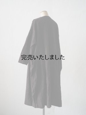画像2: jujudhau(ズーズーダウ) BUTTON DRESS-ボタンドレス- グレーチェック