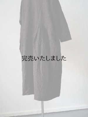 画像4: jujudhau(ズーズーダウ) BUTTON DRESS-ボタンドレス- グレーチェック