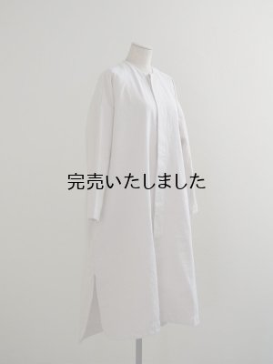 画像7: jujudhau(ズーズーダウ) FLY FRONT COAT-フライフロントコート-キャンバスナチュラル
