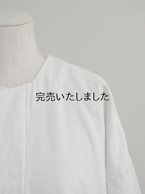 画像9: jujudhau(ズーズーダウ) FLY FRONT COAT-フライフロントコート-キャンバスナチュラル