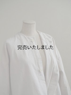 画像15: jujudhau(ズーズーダウ) FLY FRONT COAT-フライフロントコート-キャンバスナチュラル