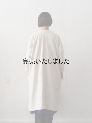 画像3: jujudhau(ズーズーダウ) FLY FRONT COAT-フライフロントコート-キャンバスナチュラル