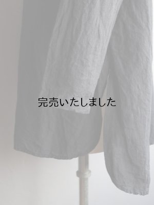画像10: jujudhau(ズーズーダウ) HENRY SHIRTS-ヘンリーシャツ- リネンコットンブラック