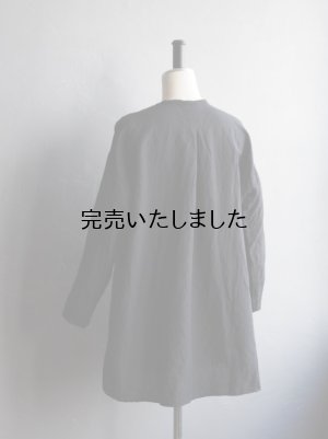 画像13: jujudhau(ズーズーダウ) HENRY SHIRTS-ヘンリーシャツ- リネンコットンブラック
