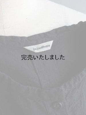 画像17: jujudhau(ズーズーダウ) HENRY SHIRTS-ヘンリーシャツ- リネンコットンブラック