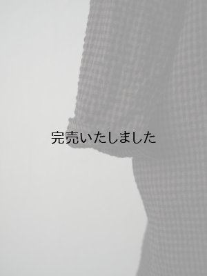 画像12: jujudhau(ズーズーダウ) P.O. HENRY TUNIC-プルオーバーヘンリーチュニック- グレーチェック