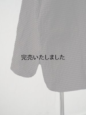 画像13: jujudhau(ズーズーダウ) P.O. HENRY TUNIC-プルオーバーヘンリーチュニック- グレーチェック