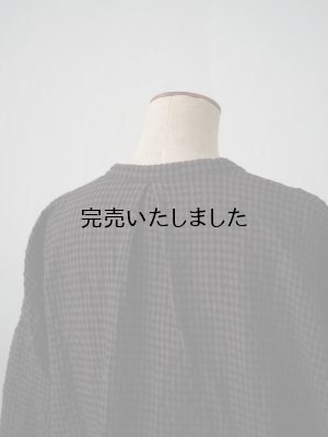 画像14: jujudhau(ズーズーダウ) P.O. HENRY TUNIC-プルオーバーヘンリーチュニック- グレーチェック