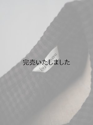 画像16: jujudhau(ズーズーダウ) P.O. HENRY TUNIC-プルオーバーヘンリーチュニック- グレーチェック