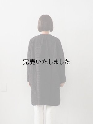 画像3: jujudhau(ズーズーダウ) P.O. HENRY TUNIC-プルオーバーヘンリーチュニック- グレーチェック