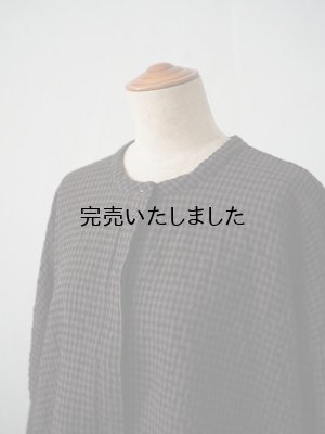 画像10: jujudhau(ズーズーダウ) P.O. HENRY TUNIC-プルオーバーヘンリーチュニック- グレーチェック