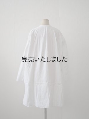 画像6: jujudhau(ズーズーダウ) P.O. HENRY TUNIC-プルオーバーヘンリーチュニック- ツイルホワイト