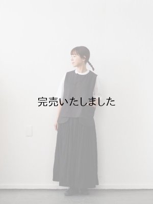 画像16: jujudhau(ズーズーダウ) GATHER SKIRT-ギャザースカート- ブラック
