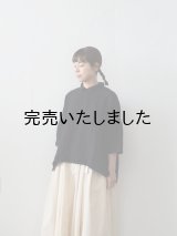 jujudhau(ズーズーダウ) PRIMP SHIRTS-プリンプシャツ- ブラック