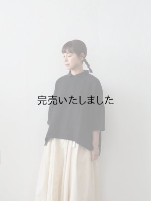 画像1: jujudhau(ズーズーダウ) PRIMP SHIRTS-プリンプシャツ- ブラック