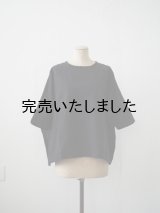 jujudhau(ズーズーダウ) WIDE SHIRTS-ワイドシャツ- リネンコットンブラック