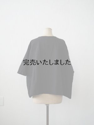 画像3: jujudhau(ズーズーダウ) WIDE SHIRTS-ワイドシャツ- リネンコットンブラック