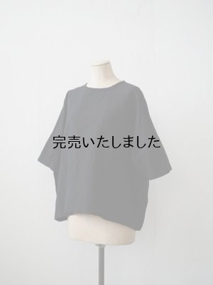 画像4: jujudhau(ズーズーダウ) WIDE SHIRTS-ワイドシャツ- リネンコットンブラック