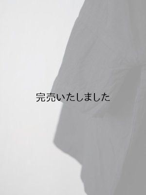 画像8: jujudhau(ズーズーダウ) WIDE SHIRTS-ワイドシャツ- リネンコットンブラック