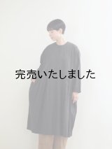 jujudhau(ズーズーダウ) BUTTON DRESS-ボタンドレス- ブラウン