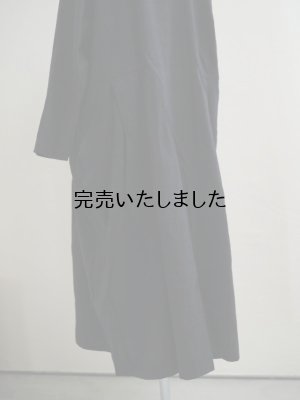 画像13: jujudhau(ズーズーダウ) BUTTON DRESS-ボタンドレス- ウールコットンブラック