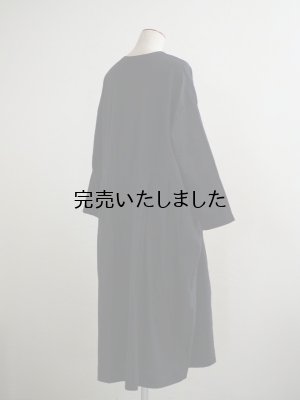 画像7: jujudhau(ズーズーダウ) BUTTON DRESS-ボタンドレス- ウールコットンブラック