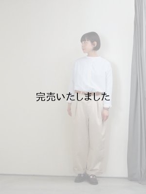 画像22: jujudhau(ズーズーダウ) 12BUTTON-12ボタン(2)-LINEN COTTON WHITE