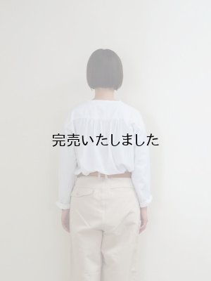 画像3: jujudhau(ズーズーダウ) 12BUTTON-12ボタン(2)-LINEN COTTON WHITE