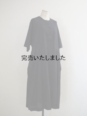 画像4: jujudhau(ズーズーダウ) BUTTON DRESS-ボタンドレス-ブラック