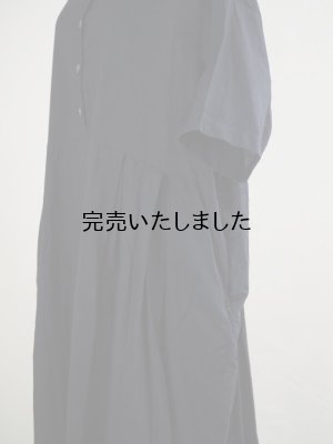 画像9: jujudhau(ズーズーダウ) BUTTON DRESS-ボタンドレス-ブラック