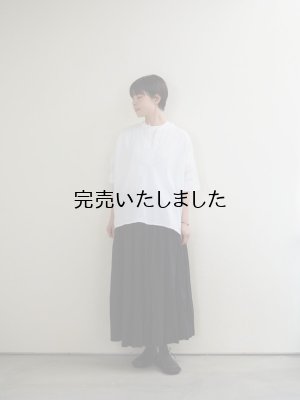 画像24: jujudhau(ズーズーダウ) P.O.HENRY-プルオーバーヘンリー- リネンコットンホワイト