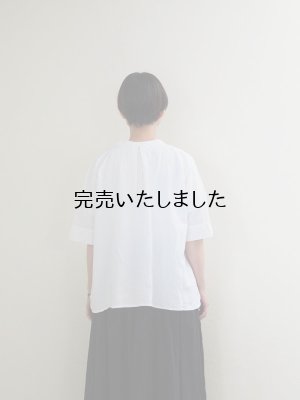 画像3: jujudhau(ズーズーダウ) P.O.HENRY-プルオーバーヘンリー- リネンコットンホワイト