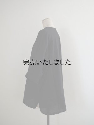 画像3: jujudhau(ズーズーダウ) UNCLE SHIRTS-アンクルシャツ- ブラック