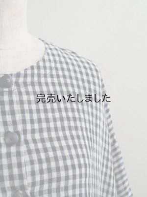 画像11: jujudhau(ズーズーダウ) BUTTON DRESS-ギンガムチェック