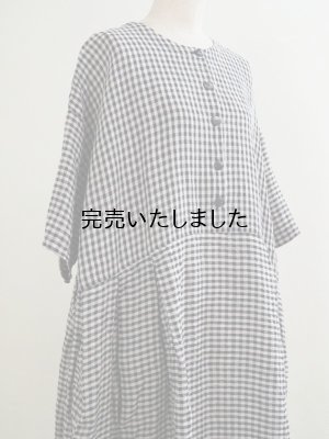 画像12: jujudhau(ズーズーダウ) BUTTON DRESS-ギンガムチェック