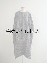 jujudhau(ズーズーダウ) DAIKEI DRESS-ダイケイドレス- ギンガムチェック