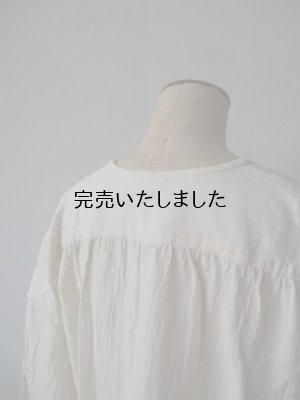 画像13: jujudhau(ズーズーダウ) FLY FRONT SHIRTS-フライフロントシャツ-コットンナチュラル