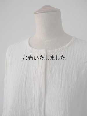 画像8: jujudhau(ズーズーダウ) FLY FRONT SHIRTS-フライフロントシャツ-コットンナチュラル