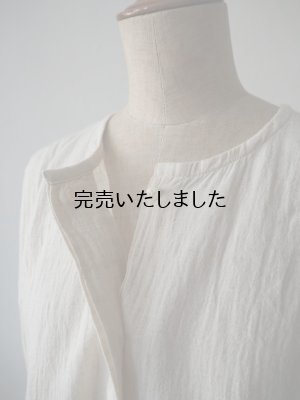画像9: jujudhau(ズーズーダウ) FLY FRONT SHIRTS-フライフロントシャツ-コットンナチュラル