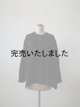 jujudhau(ズーズーダウ) FLY FRONT SHIRTS-フライフロントシャツ-リネンウールHB