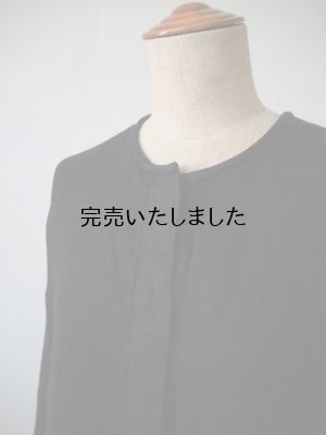画像5: jujudhau(ズーズーダウ) FLY FRONT SHIRTS-フライフロントシャツ-リネンウールHB