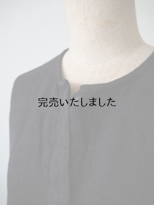 画像6: jujudhau(ズーズーダウ) FLY FRONT SHIRTS-フライフロントシャツ-リネンウールHB