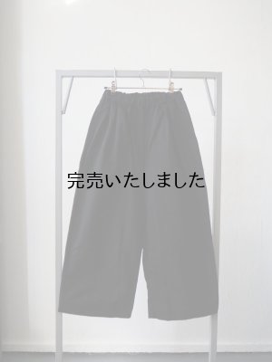 画像1: jujudhau(ズーズーダウ) WIDE PANTS-ワイドパンツ-キャンバスブラック