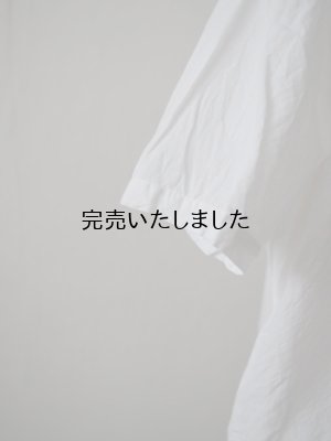 画像8: jujudhau(ズーズーダウ) STAND COLLAR DRESS-スタンドカラードレス- LINEN COTTON WHITE