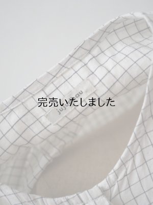 画像10: jujudhau(ズーズーダウ) FRY FRONT LONG-フライフロントロング- LINEN COTTON CHECK