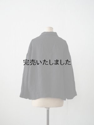 画像3: jujudhau(ズーズーダウ) TAILORED JACKET-テイラードジャケット- LINEN H.B.BLACK